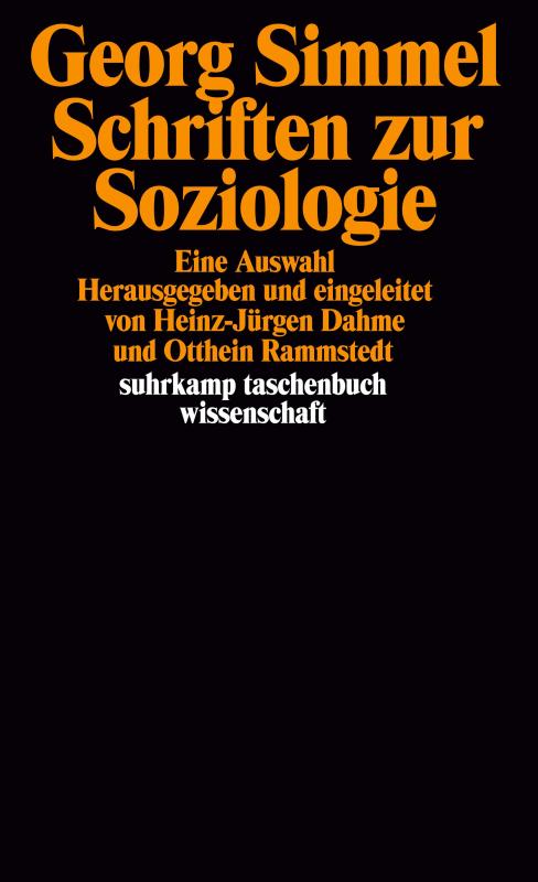 Cover-Bild Schriften zur Soziologie