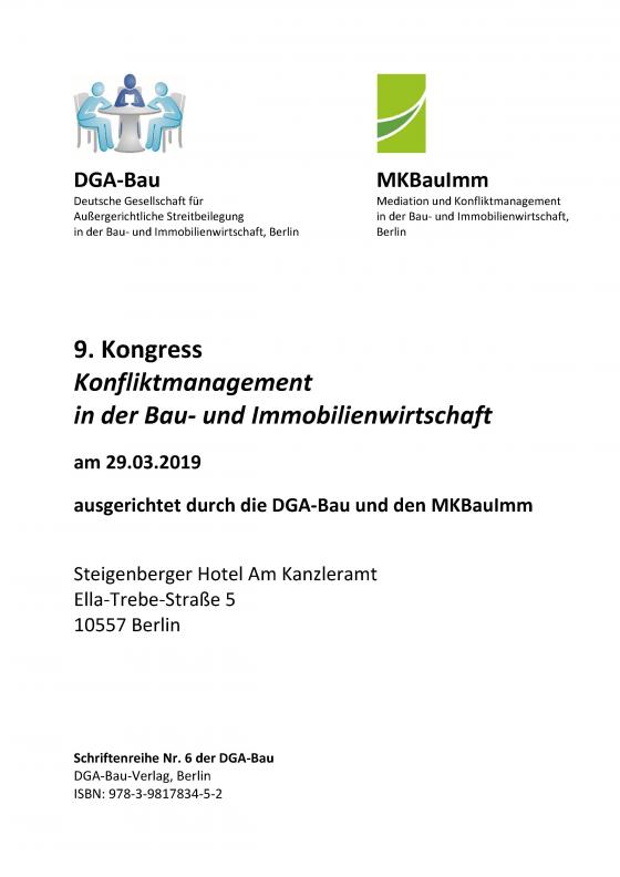 Cover-Bild Schriftenreihe der DGA-Bau Nr. 6