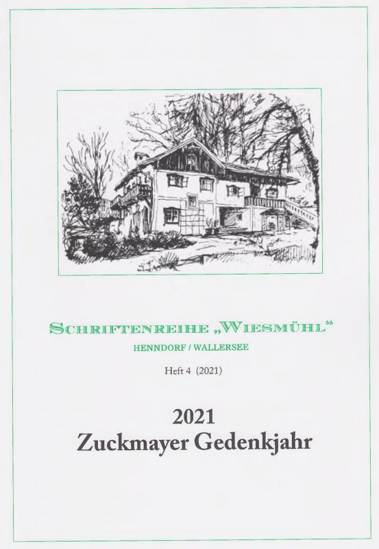 Cover-Bild Schriftenreihe ´Wiesmühl´ Heft 4 2021