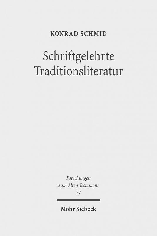 Cover-Bild Schriftgelehrte Traditionsliteratur