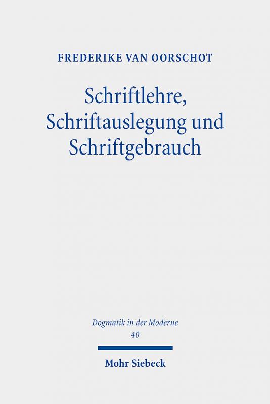 Cover-Bild Schriftlehre, Schriftauslegung und Schriftgebrauch