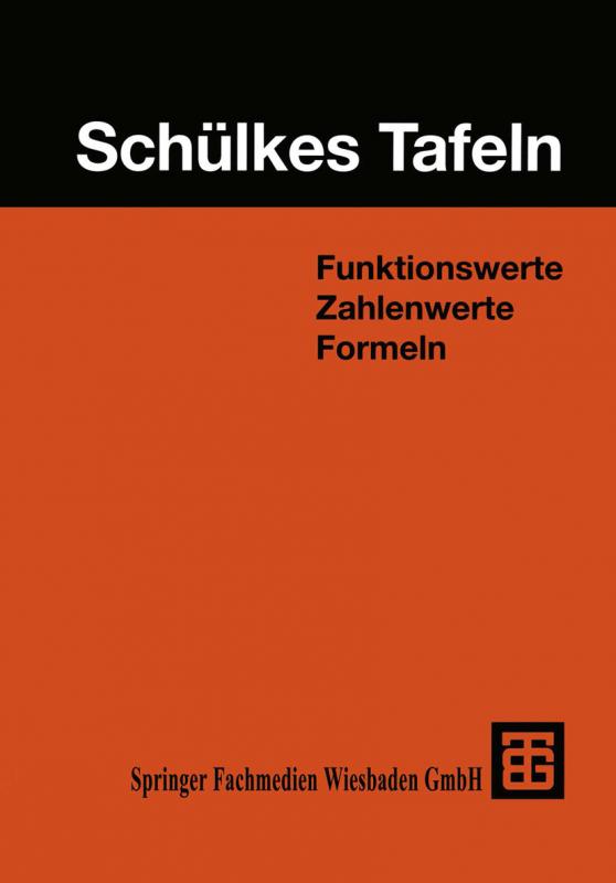 Cover-Bild Schülkes Tafeln