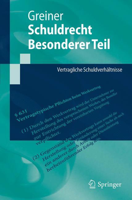 Cover-Bild Schuldrecht Besonderer Teil