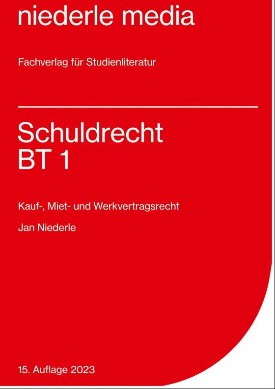 Cover-Bild Schuldrecht BT 1 - 2023