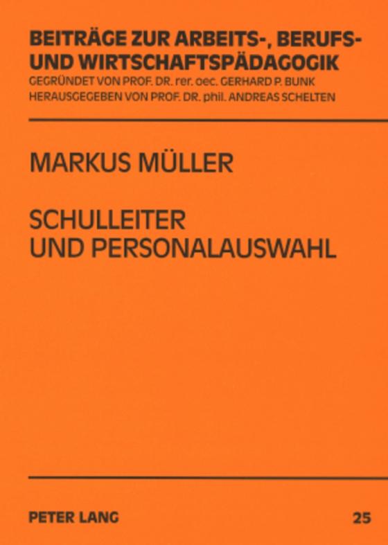 Cover-Bild Schulleiter und Personalauswahl