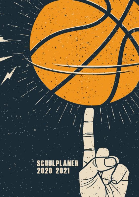 Cover-Bild Schulplaner 2020 2021 - Schülerkalender 2020/2021 | Basketball Cover