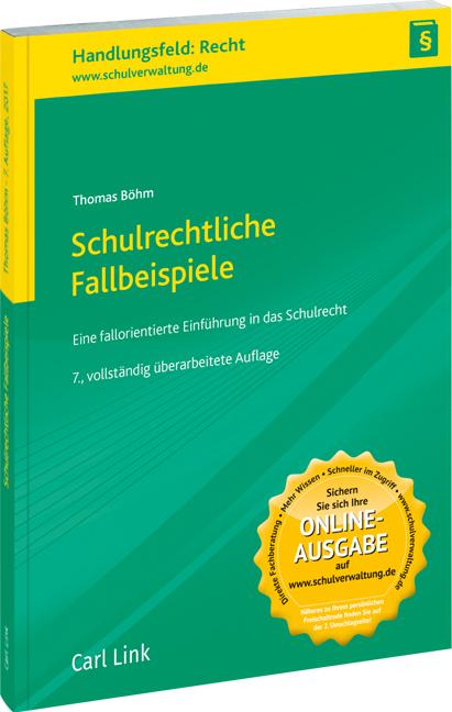 Cover-Bild Schulrechtliche Fallbeispiele für Lehrer