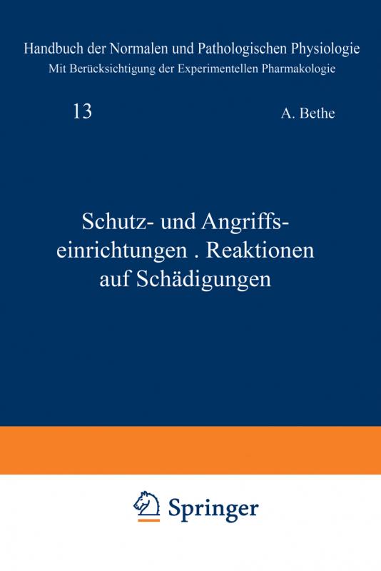 Cover-Bild Schutz- und Angriffseinrichtungen · Reaktionen auf Schädigungen