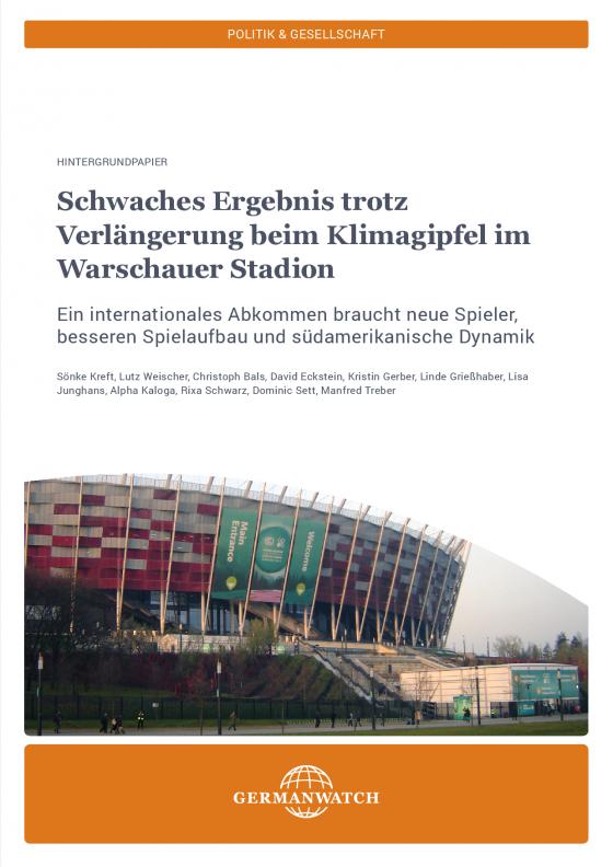 Cover-Bild Schwaches Ergebnis trotz Verlängerung beim Klimagipfel im Warschauer Stadion