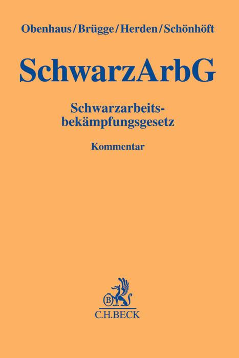 Cover-Bild Schwarzarbeitsbekämpfungsgesetz