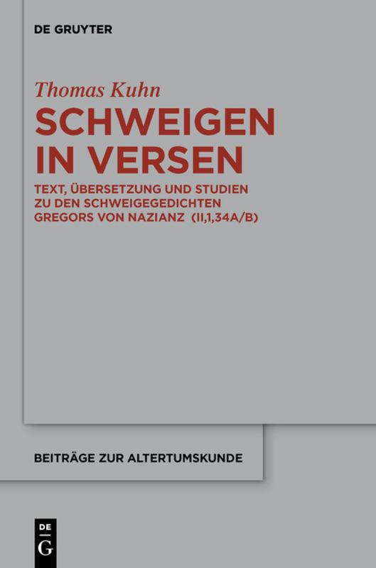 Cover-Bild Schweigen in Versen