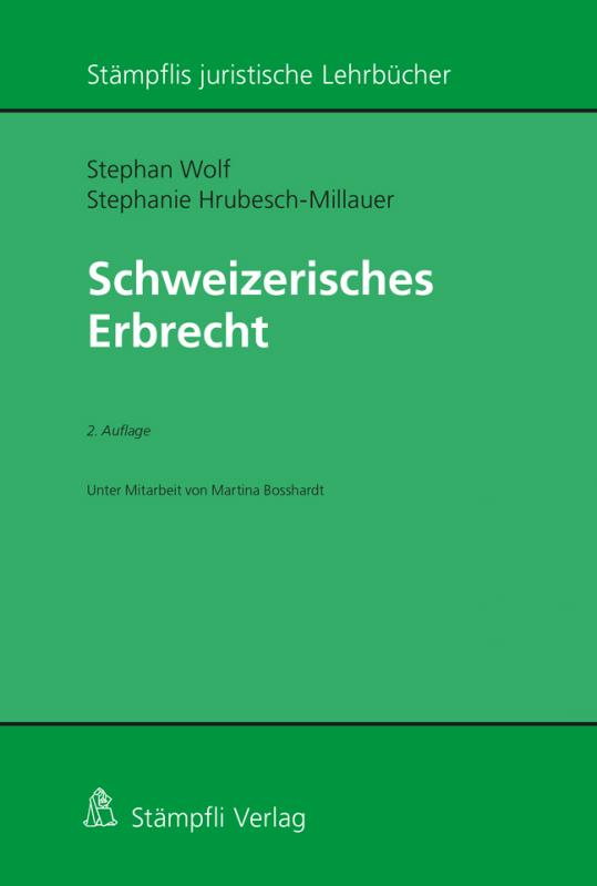 Cover-Bild Schweizerisches Erbrecht