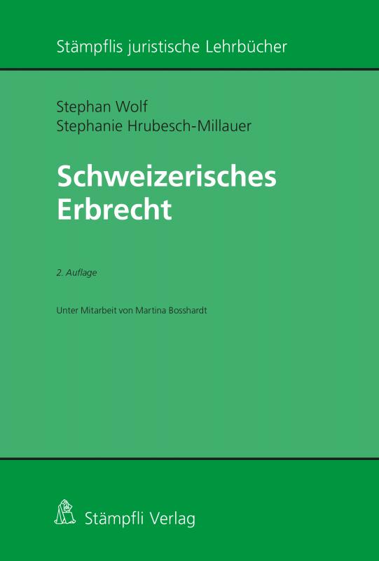 Cover-Bild Schweizerisches Erbrecht