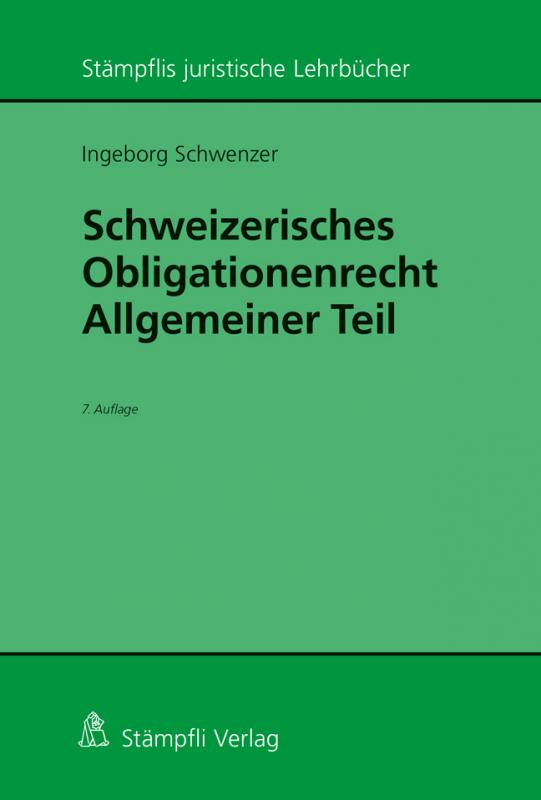 Cover-Bild Schweizerisches Obligationenrecht Allgemeiner Teil