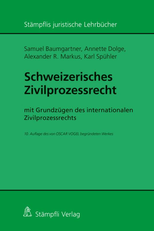 Cover-Bild Schweizerisches Zivilprozessrecht