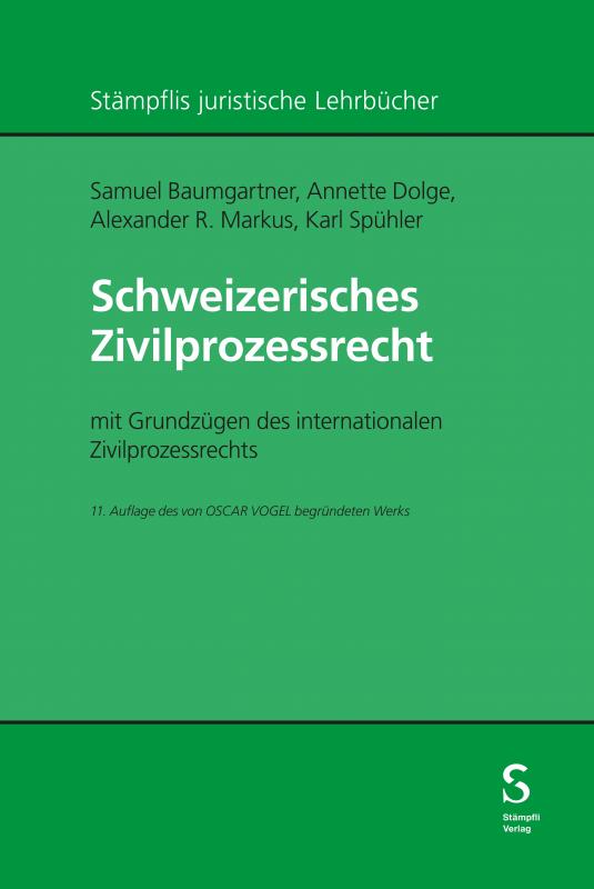 Cover-Bild Schweizerisches Zivilprozessrecht