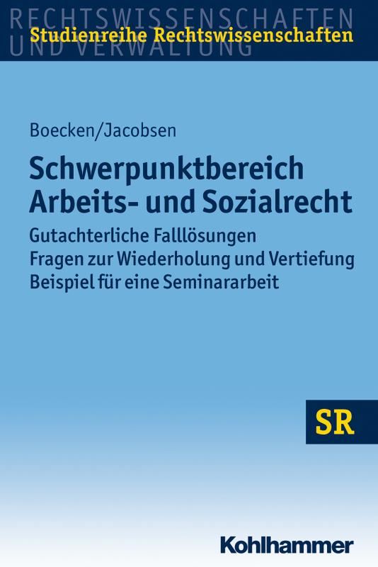 Cover-Bild Schwerpunktbereich Arbeits- und Sozialrecht