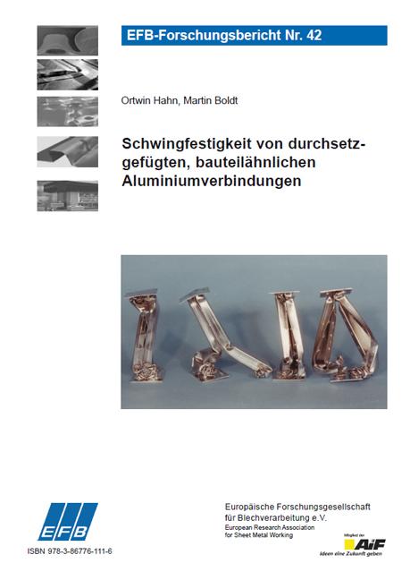 Cover-Bild Schwingfestigkeit von durchsetzgefügten, bauteilähnlichen Aluminiumverbindungen