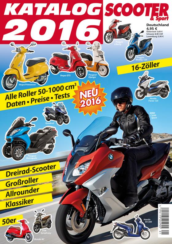 Cover-Bild Scooter Katalog 2016