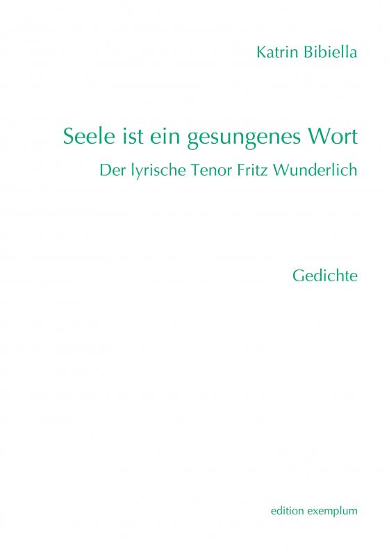 Cover-Bild Seele ist ein gesungenes Wort