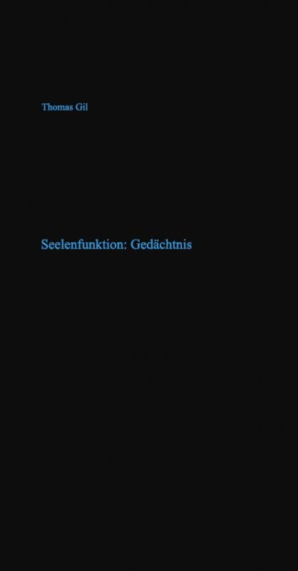 Cover-Bild Seelenfunktion: Gedächtnis