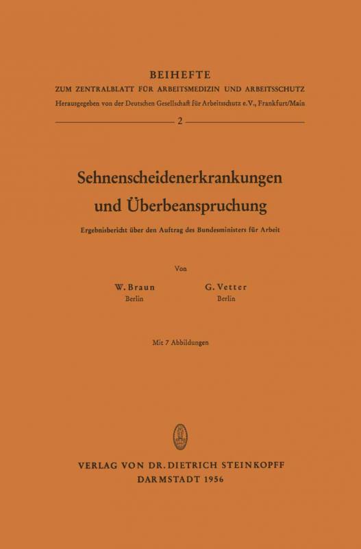 Cover-Bild Sehnenscheidenerkrankungen und Überbeanspruchung