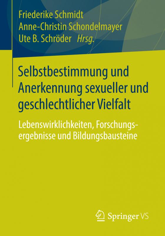 Cover-Bild Selbstbestimmung und Anerkennung sexueller und geschlechtlicher Vielfalt