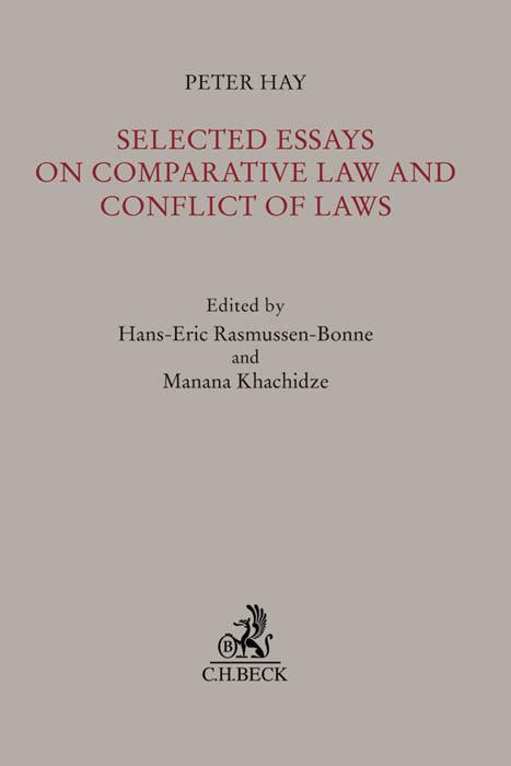 Cover-Bild Selected Essays on Comparative Law and Conflict of Laws