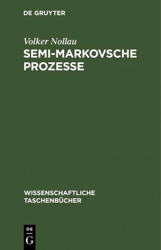 Cover-Bild Semi-Markovsche Prozesse