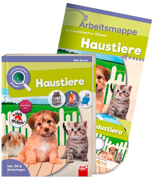 Cover-Bild Set: Leselauscher Wissen: Haustiere (inkl. CD)