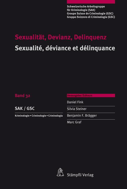 Cover-Bild Sexualität, Devianz, Delinquenz Sexualité, déviance et délinquance