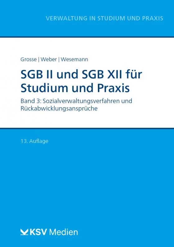 Cover-Bild SGB II und SGB XII für Studium und Praxis (Bd. 3/3)