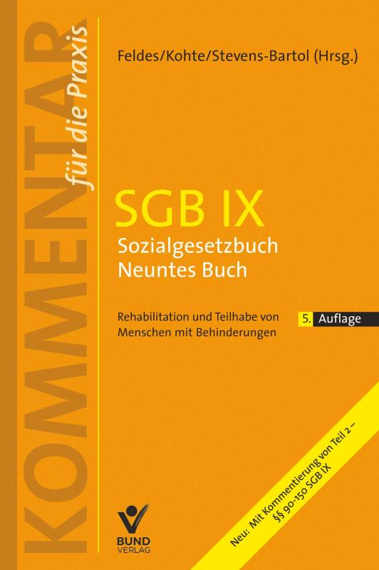 Cover-Bild SGB IX Sozialgesetzbuch Neuntes Buch