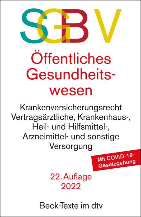 Cover-Bild SGB V Recht des öffentlichen Gesundheitswesens