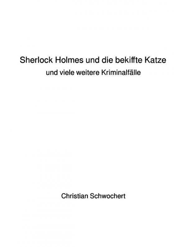 Cover-Bild Sherlock Holmes und die bekiffte Katze