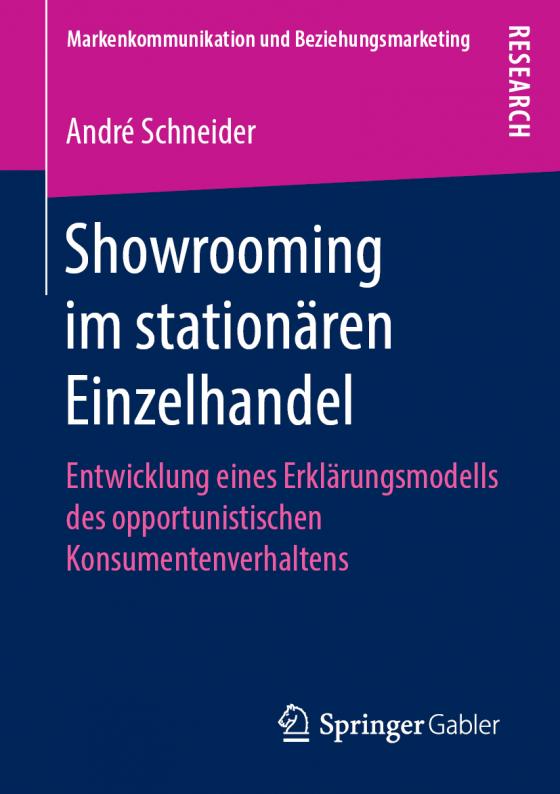 Cover-Bild Showrooming im stationären Einzelhandel