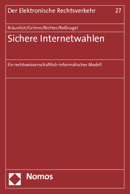 Cover-Bild Sichere Internetwahlen