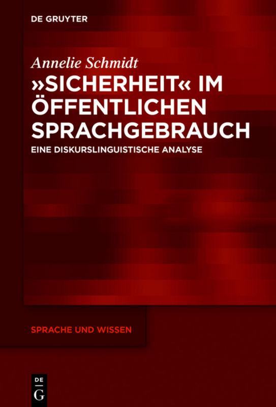 Cover-Bild »Sicherheit« im öffentlichen Sprachgebrauch