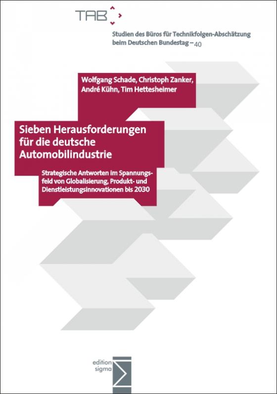 Cover-Bild Sieben Herausforderungen für die deutsche Automobilindustrie