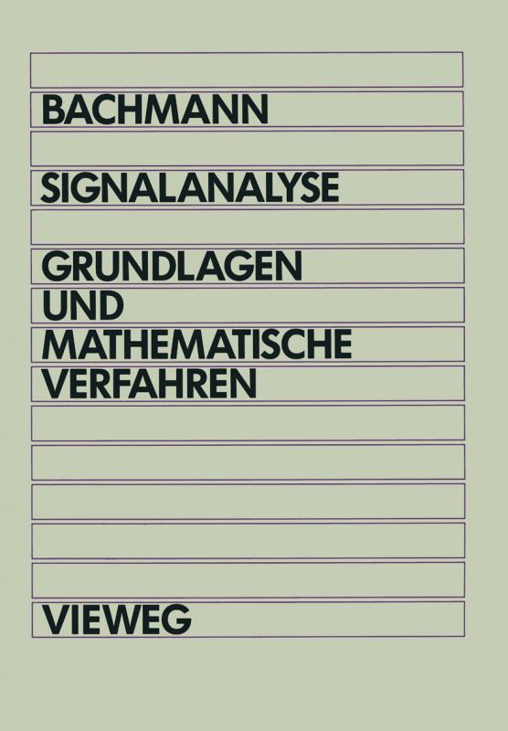 Cover-Bild Signalanalyse