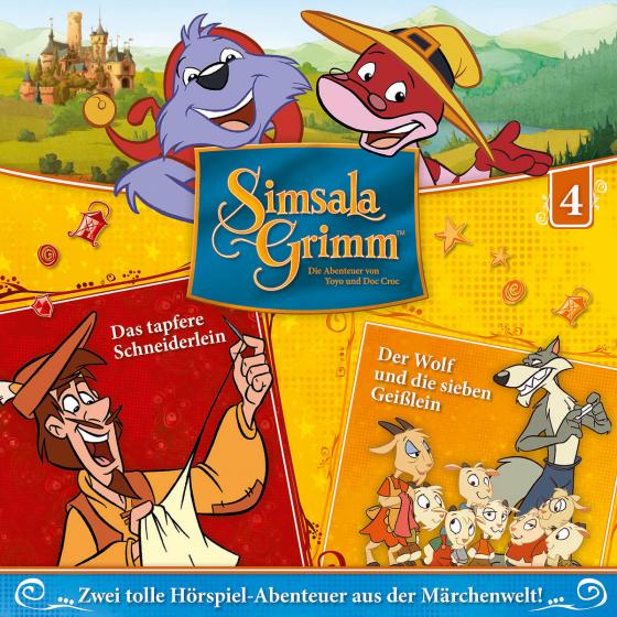 Cover-Bild SimsalaGrimm - CD / 04: Das tapfere Schneiderlein / Der Wolf und die sieben Geißlein