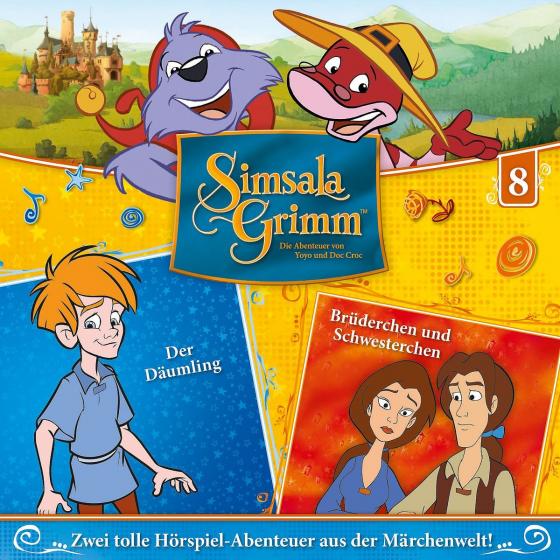 Cover-Bild SimsalaGrimm - CD / 08: Der Däumling / Brüderchen und Schwesterchen