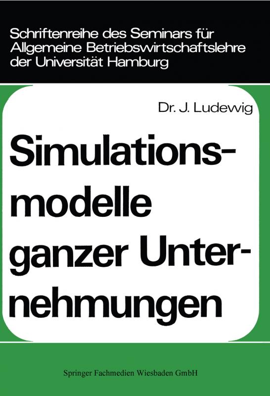 Cover-Bild Simulationsmodelle ganzer Unternehmungen