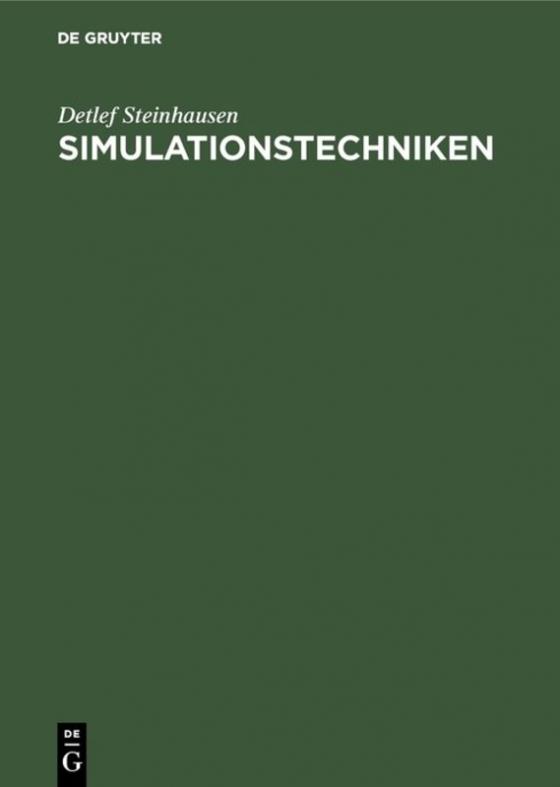 Cover-Bild Simulationstechniken