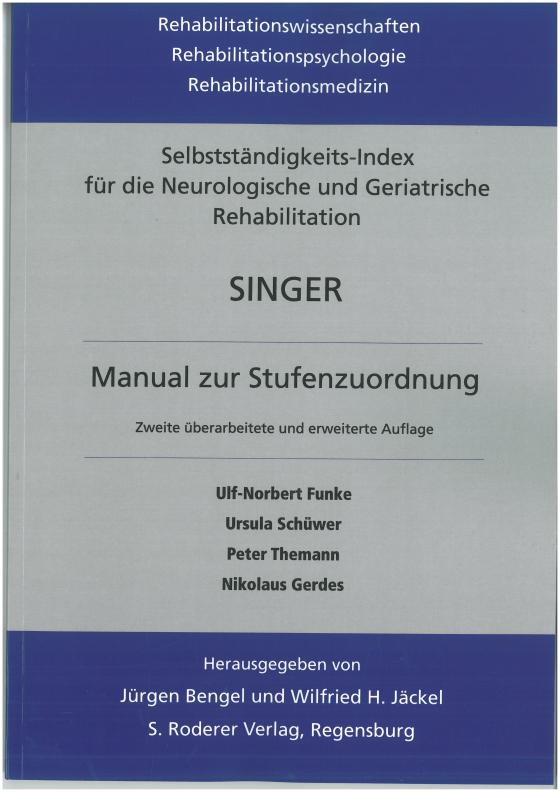 Cover-Bild SINGER - Selbstständigkeits-Index für die Neurologische und Geriatrische Rehabilitation