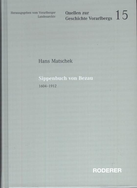 Cover-Bild Sippenbuch von Bezau