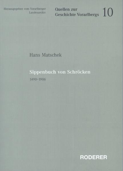 Cover-Bild Sippenbuch von Schröcken 1490-1906