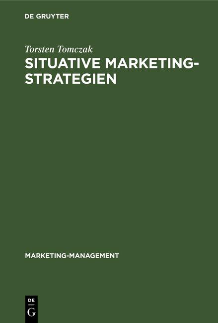 Cover-Bild Situative Marketingstrategien
