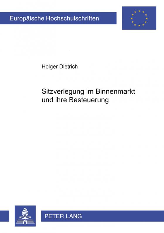 Cover-Bild Sitzverlegung im Binnenmarkt und ihre Besteuerung