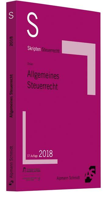 Cover-Bild Skript Allgemeines Steuerrecht